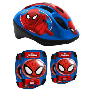 Spiderman Sada Helma + Chrániče Pro Děti Spiderman