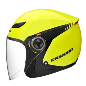 Moto Přilba Cassida Reflex Safety  Černá-Fluo Žlutá  Xl (61-62) Cassida