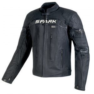 Pánská Kožená Moto Bunda Spark Dark  Černá  8Xl Spark