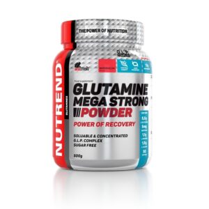 Aminokyseliny Nutrend Glutamine Mega Strong Powder 500G  Hruška Nutrend