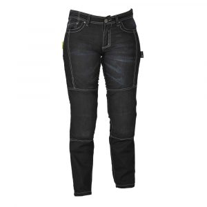 Dámské jeansy na motorku W-TEC Theo  černá  22/3XL W-tec