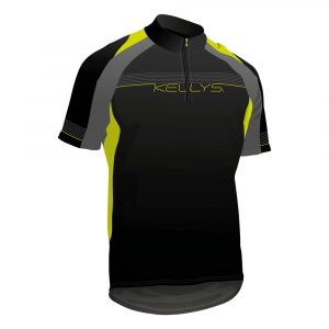 Cyklistický dres KELLYS Pro Sport - krátký rukáv  limetková  S Kellys