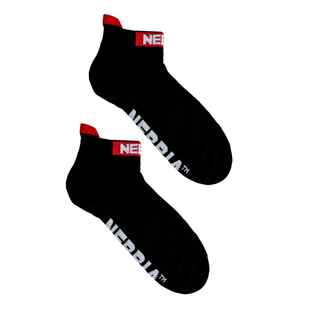 Kotníkové ponožky Nebbia "SMASH IT" 102  Black  35-38 Nebbia
