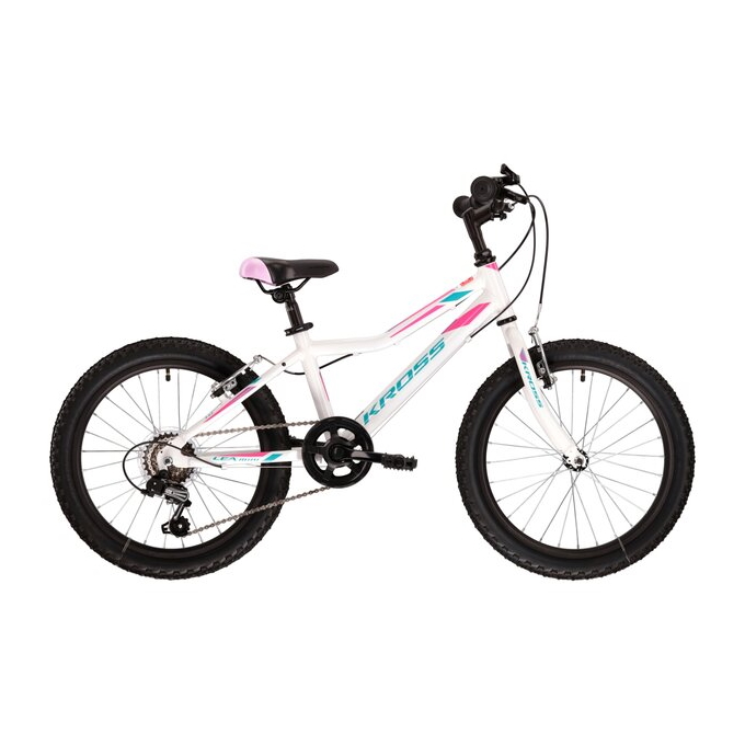 Dětské kolo Kross Lea Mini 1.0 20" - model 2022  bílá/modrá/růžová Kross