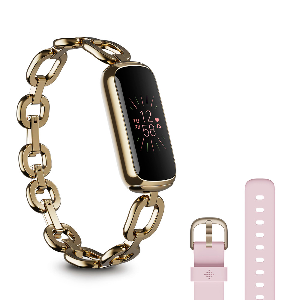 Fitness náramek Fitbit Luxe Special Edition Gorjana Soft Gold/Peo Fitbit