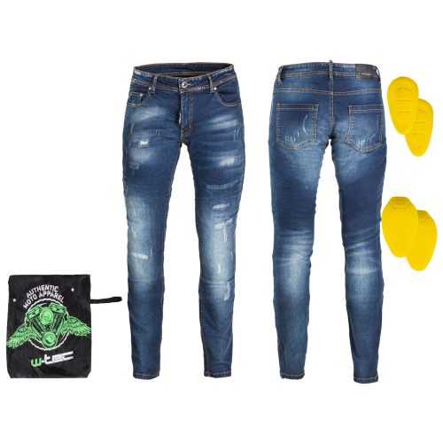 Pánské moto jeansy W-TEC Feeldy  modrá  S W-tec