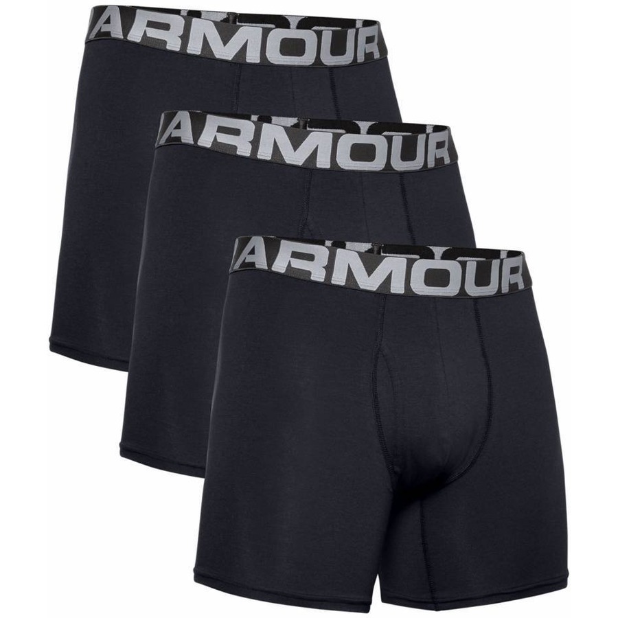 Boxerky Under Armour Charged Cotton 6in 3 páry  Black  S Under armour