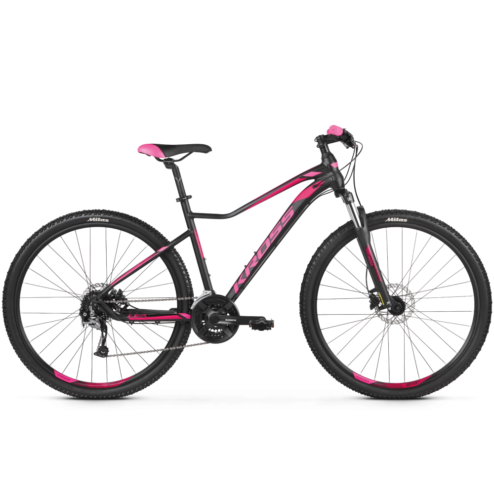 Dámské horské kolo Kross Lea 6.0 29" - model 2021  černo-růžová Kross