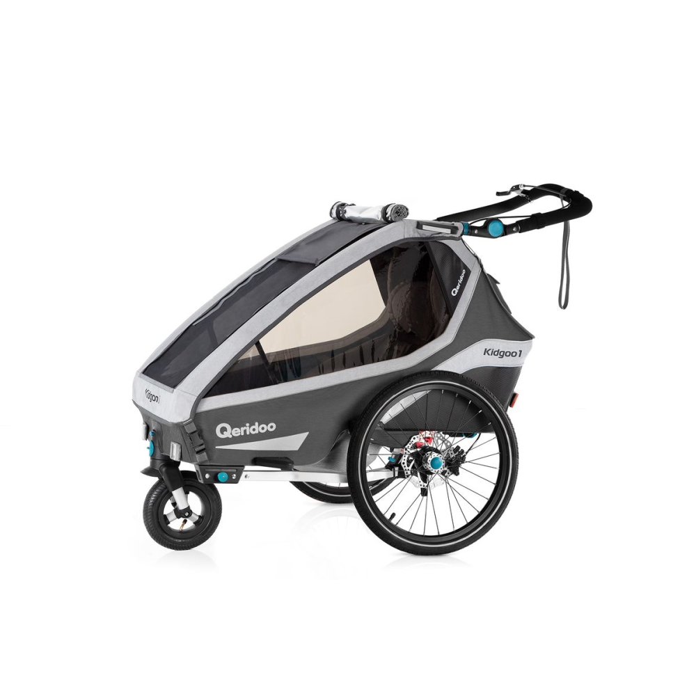 Multifunkční dětský vozík Qeridoo KidGoo 1 Sport  Anthracite Grey Qeridoo