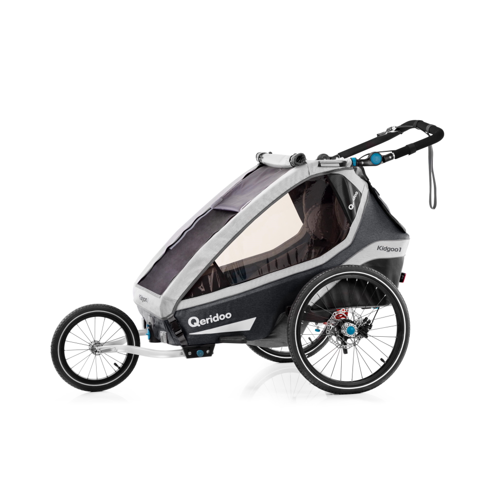 Multifunkční dětský vozík Qeridoo KidGoo 1 Pro  Anthracite Grey Qeridoo