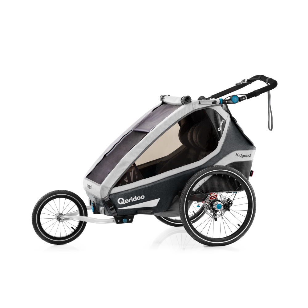 Multifunkční dětský vozík Qeridoo KidGoo 2 Pro  Anthracite Grey Qeridoo