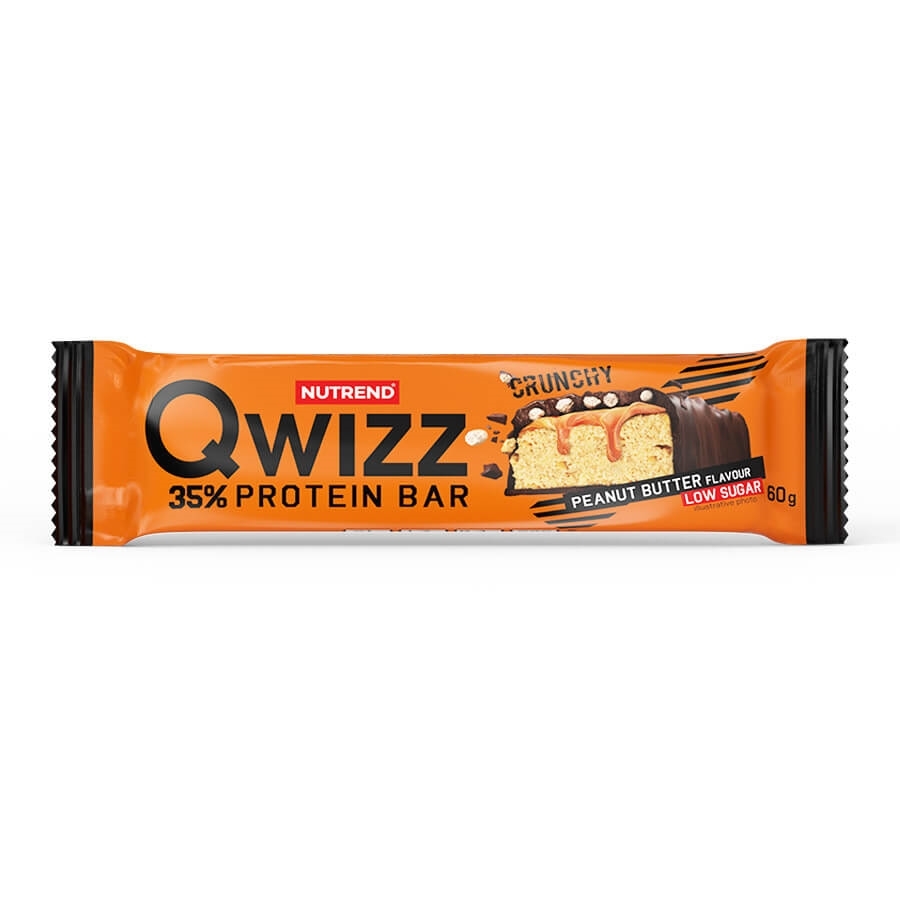 Proteinová tyčinka Nutrend Qwizz Protein Bar 60g  arašídové máslo Nutrend