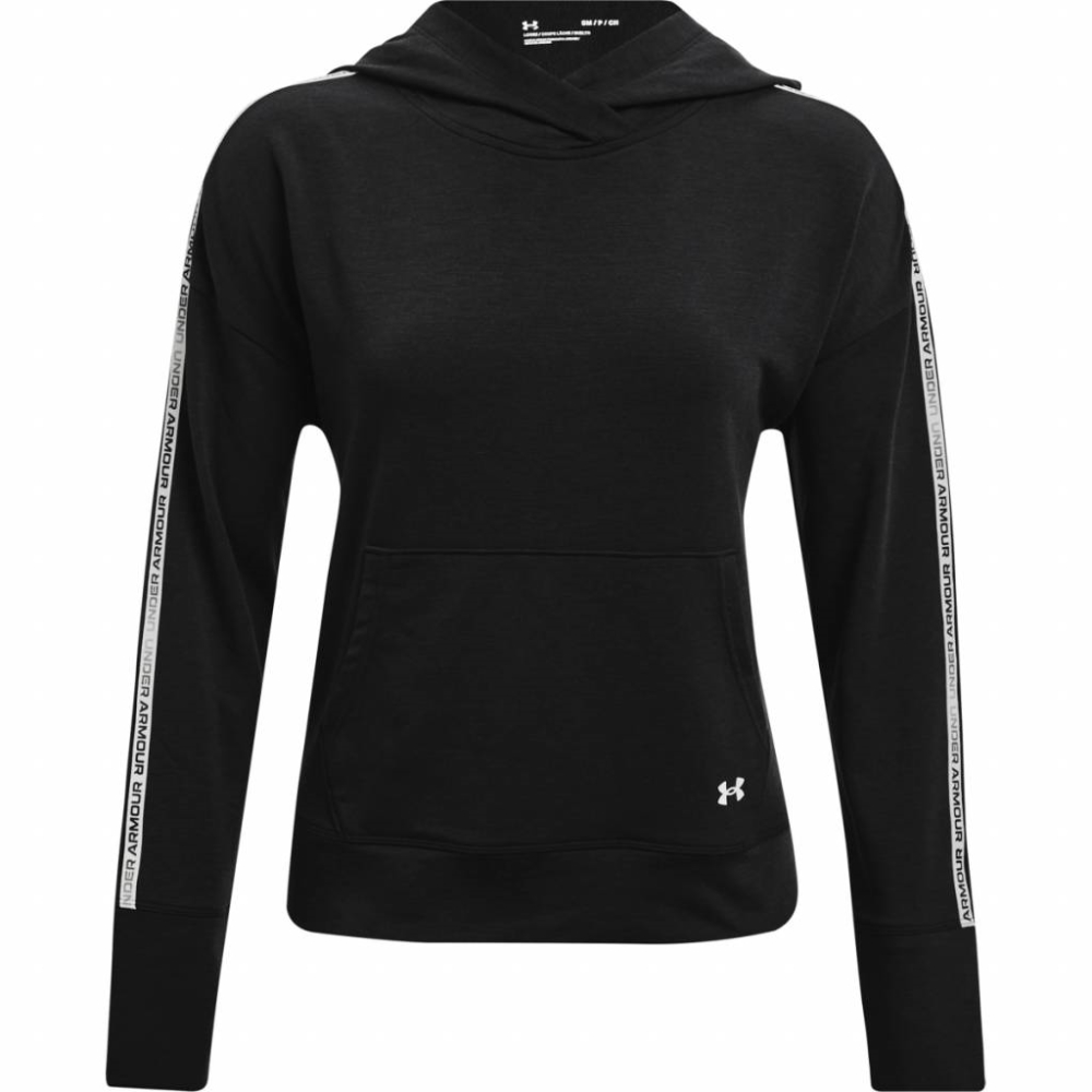 Dámská mikina Under Armour Rival Terry Taped Hoodie  XS  Black Under armour