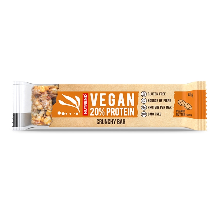 Proteinová tyčinka Nutrend Vegan Protein Crunchy Bar 40g Nutrend