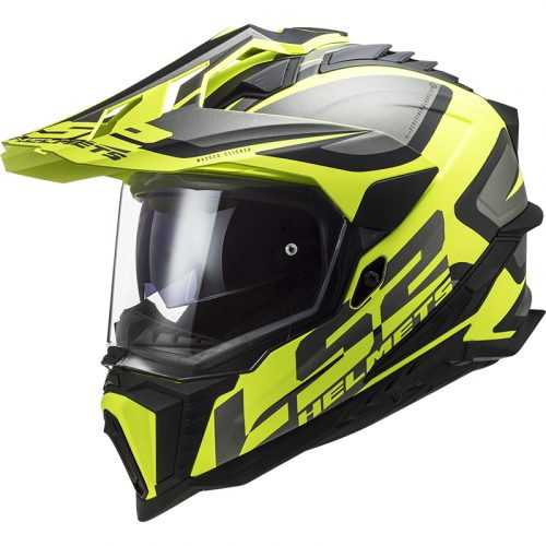 Enduro helma LS2 MX701 Explorer Alter  Matt Black H-V Yellow Ls2