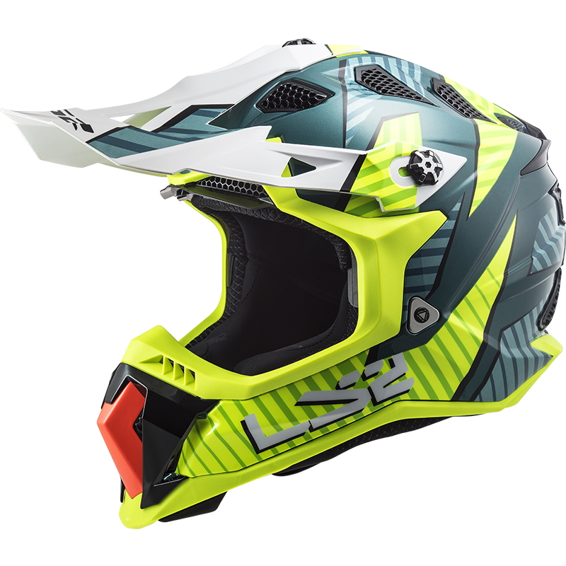 Motokrosová helma LS2 MX700 Subverter Astro  Cobalt H-V Yellow Ls2