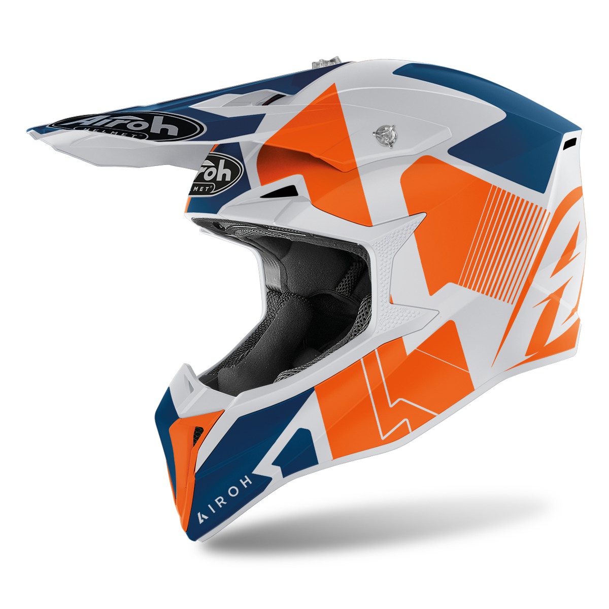 Moto přilba Airoh Wraap Raze oranžová matná 2022  XS (53-54) Airoh