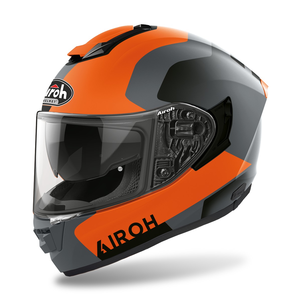 Moto přilba Airoh ST.501 Dock matná oranžová 2022  XS (53-54) Airoh