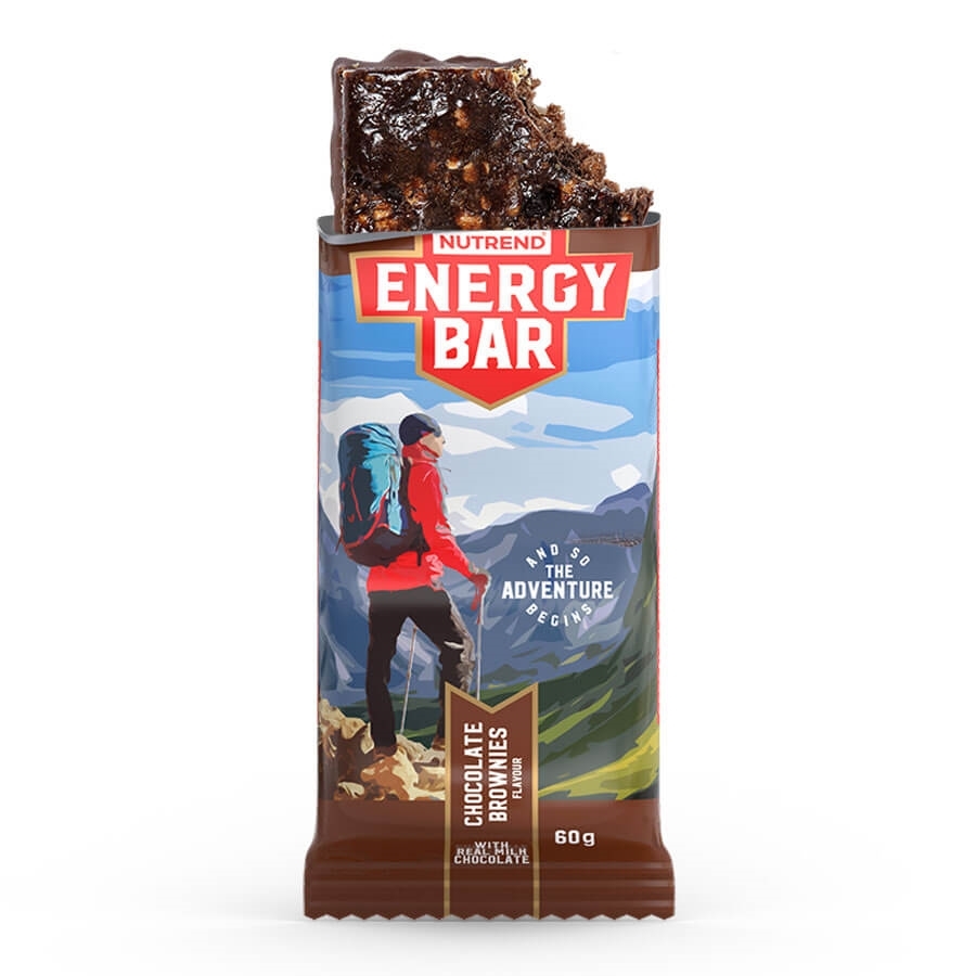 Energetická tyčinka Nutrend Energy Bar 60g  čokoládové brownies Nutrend