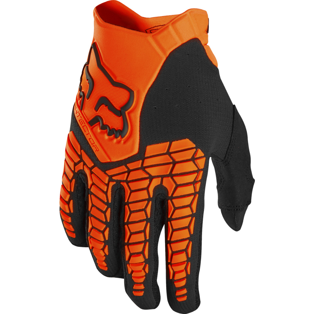 Motokrosové rukavice FOX Pawtector Fluo Orange MX22  fluo oranžová Fox