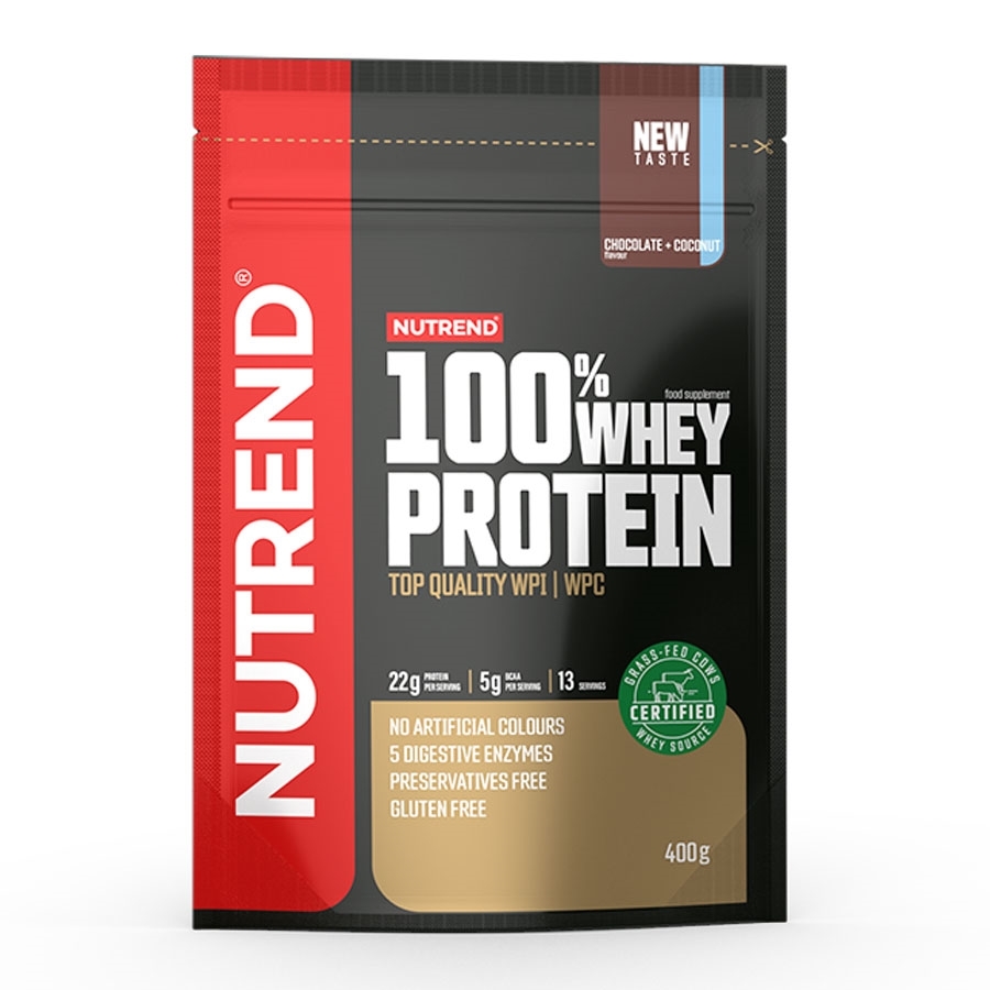 Práškový koncentrát Nutrend 100% WHEY Protein 400g Nutrend