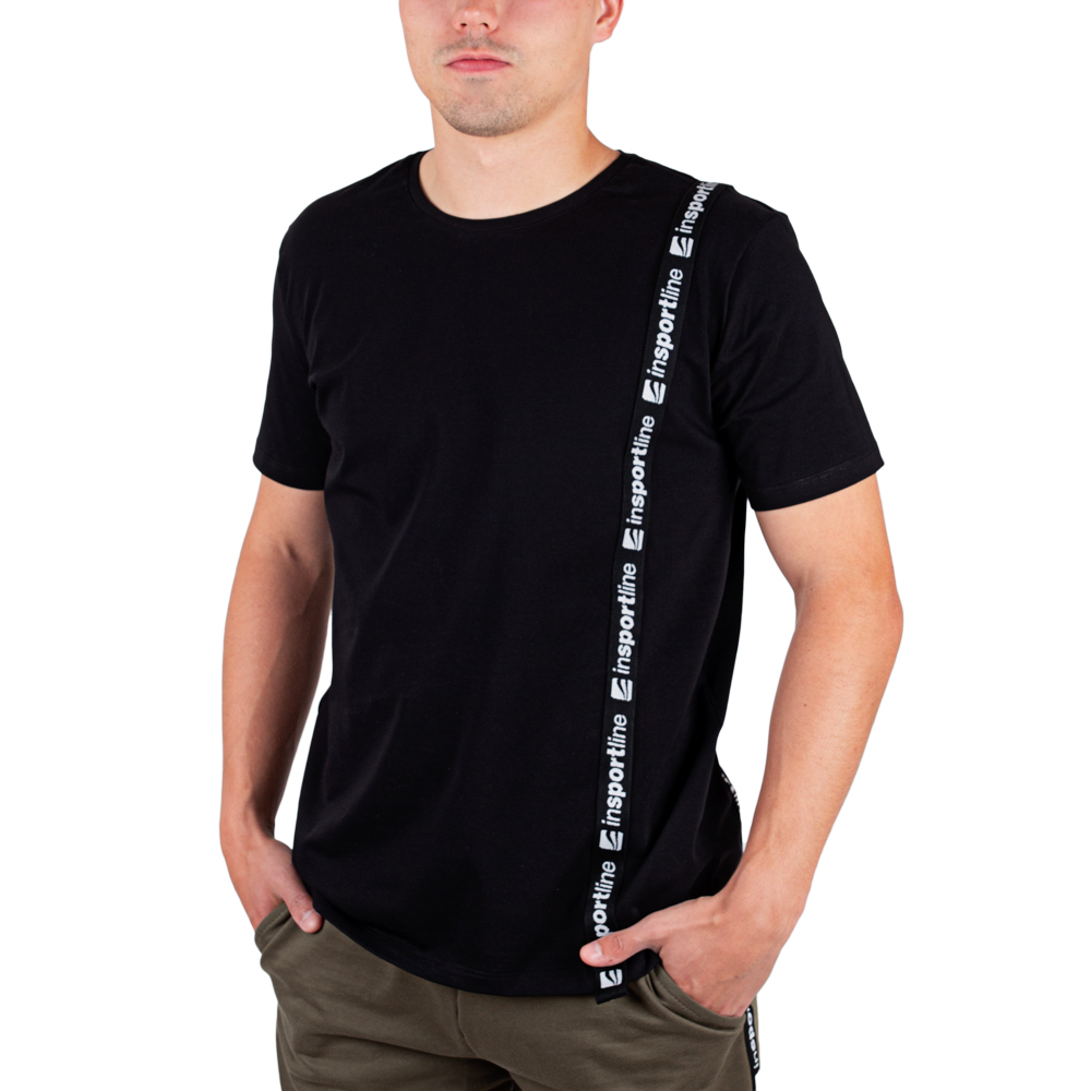 Pánské triko inSPORTline Sidestrap Man  černá  S Insportline