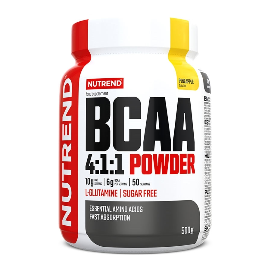 Práškový koncentrát Nutrend BCAA 4:1:1 Powder 500 g  ananas Nutrend