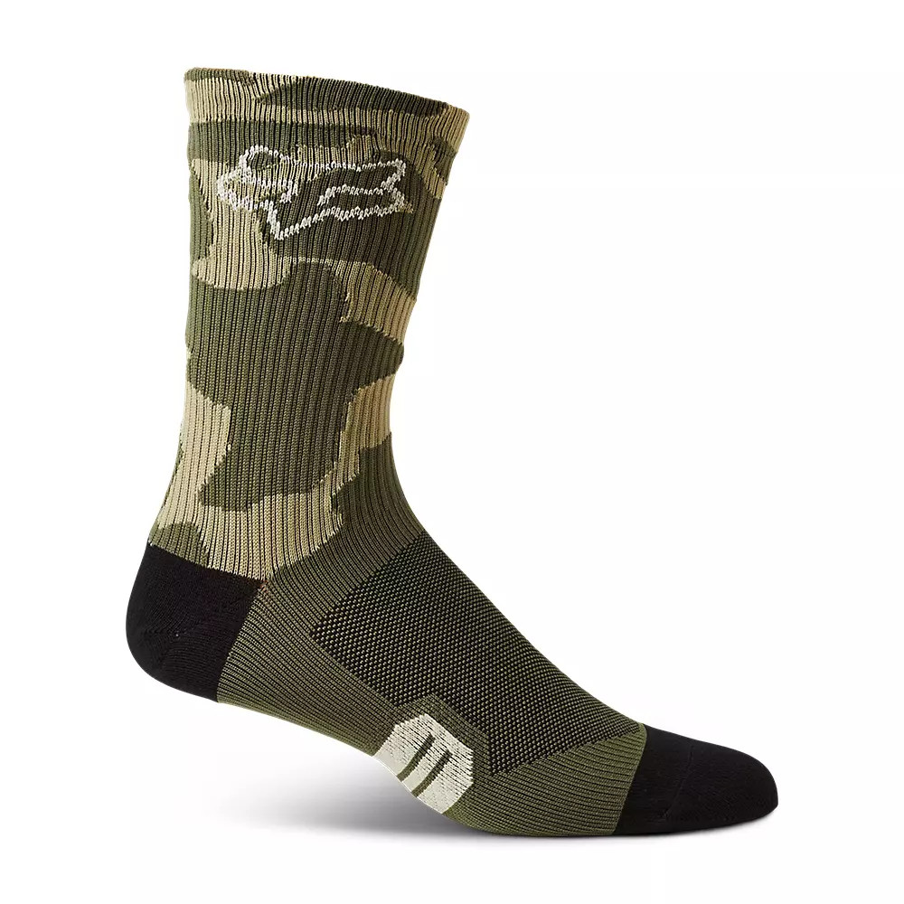 Cyklo ponožky FOX 6" Ranger Sock  Green Camo  S/M (39-42) Fox