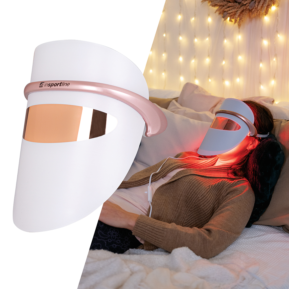 Ošetřující LED maska na obličej inSPORTline Esgrima Insportline