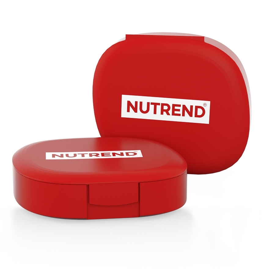 Box na tablety Nutrend Pill Box  červená Nutrend