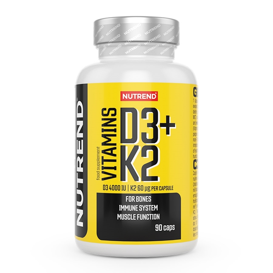 Vitamínový doplněk Nutrend Vitamins D3+K2 90 kapslí Nutrend