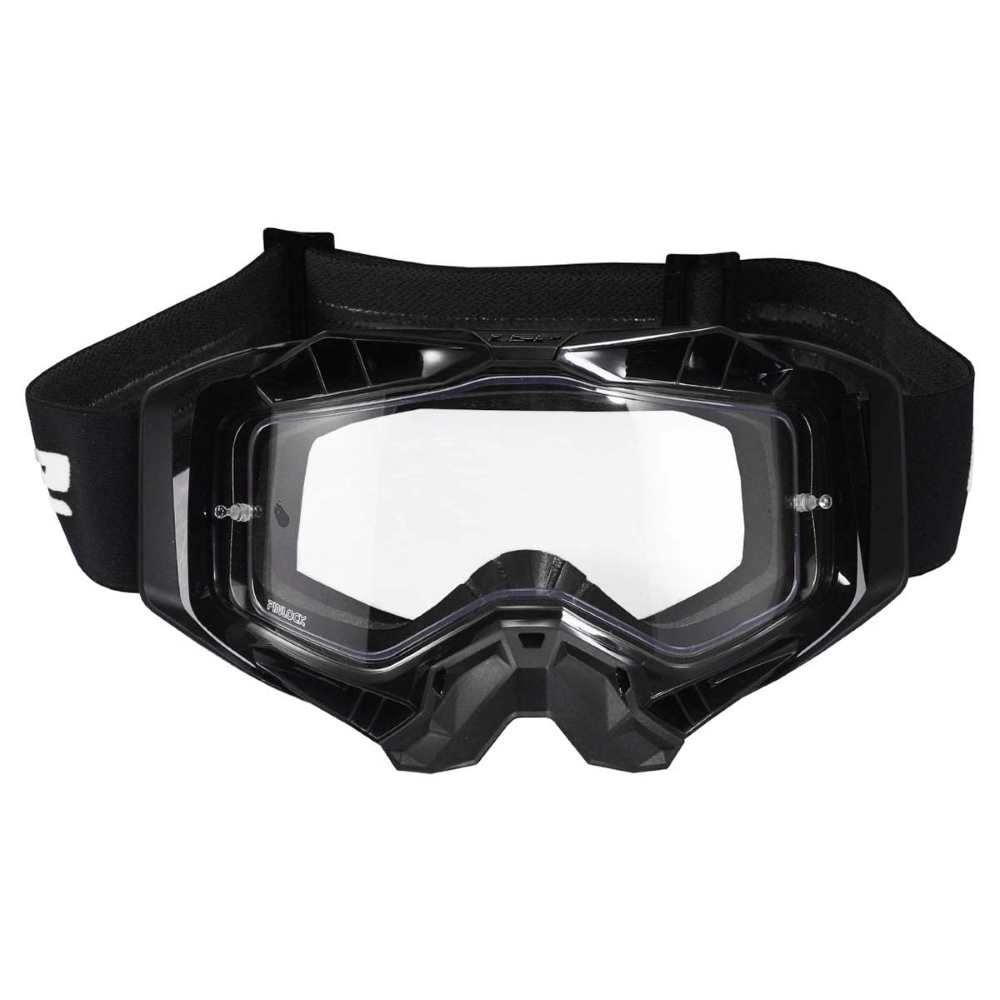 Motokrosové brýle LS2 Aura Black čiré sklo Ls2
