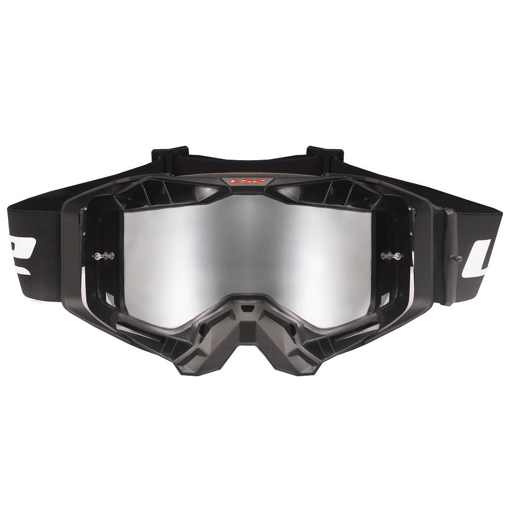 Motokrosové brýle LS2 Aura Pro Black iridiové sklo Ls2