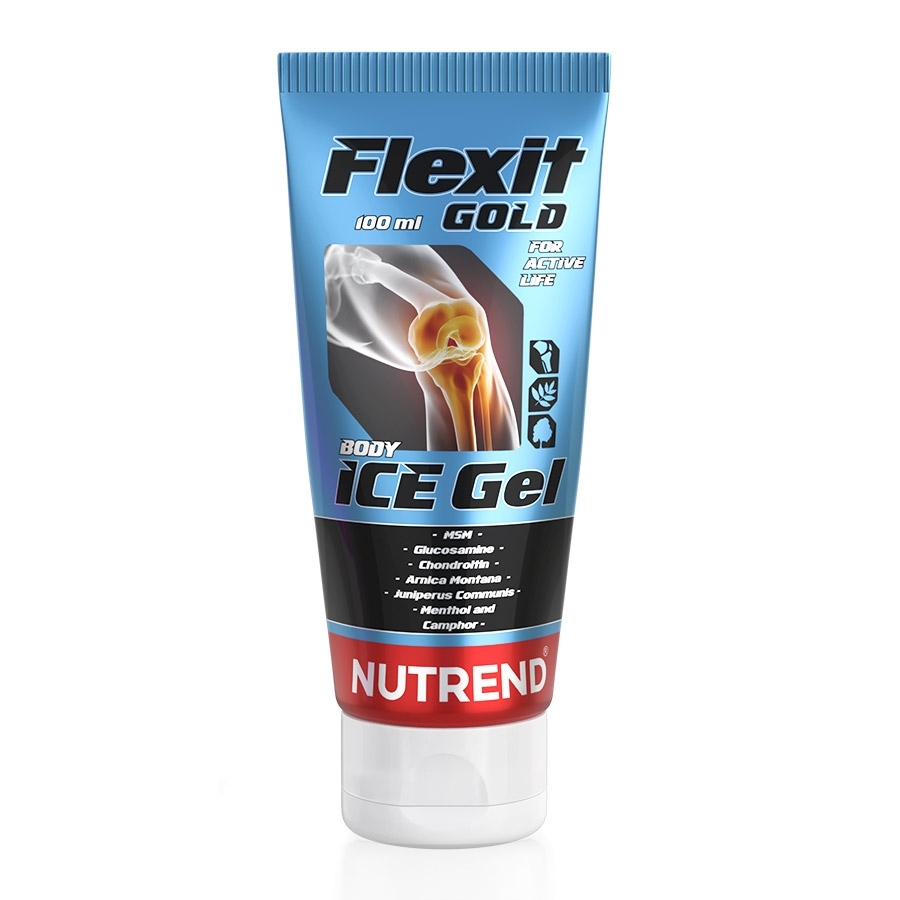 Tělový a masážní gel Nutrend Flexit Gold Gel Ice 100 ml Nutrend