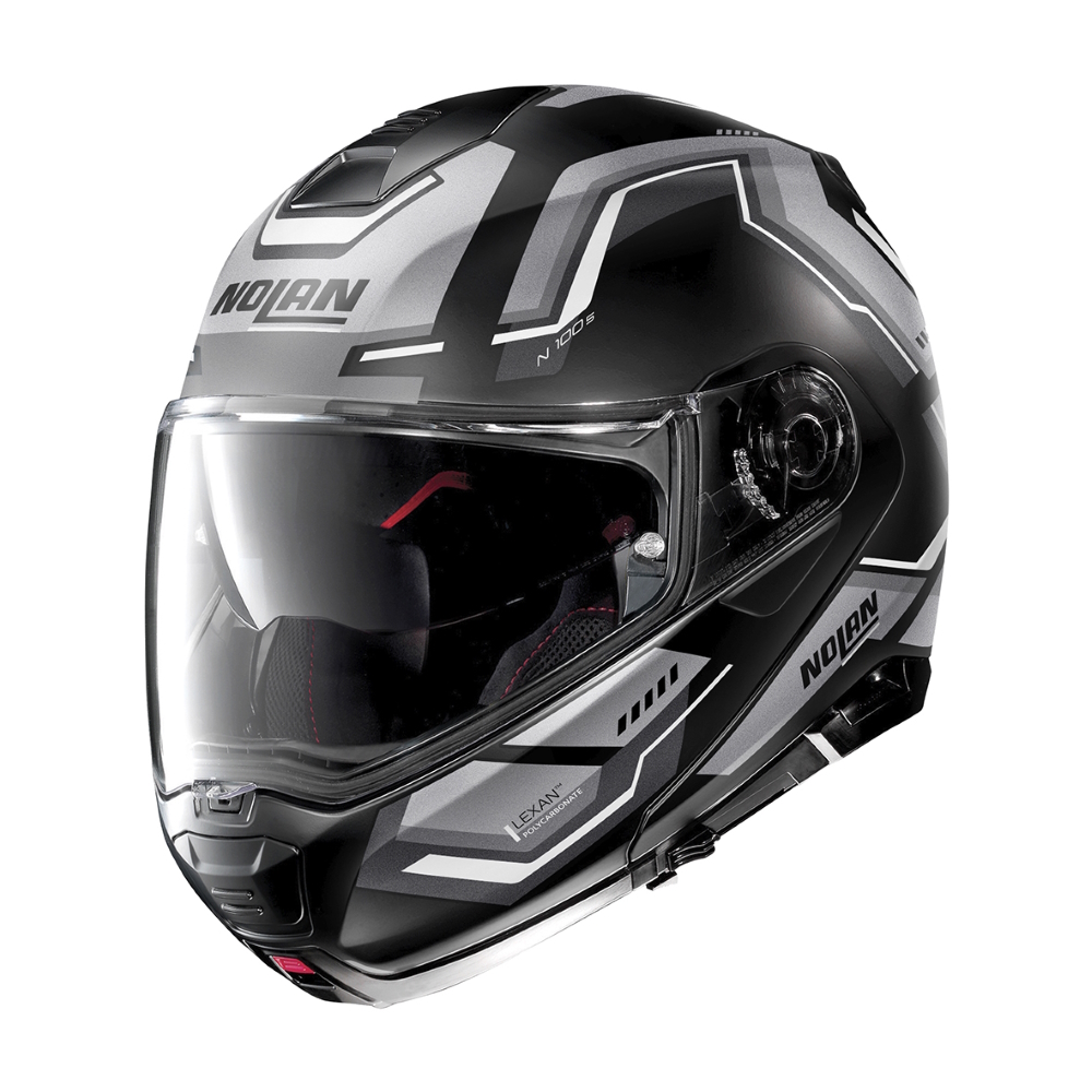 Moto helma Nolan N100-5 Upwind N-Com P/J  Flat Black  S (55-56) Nolan