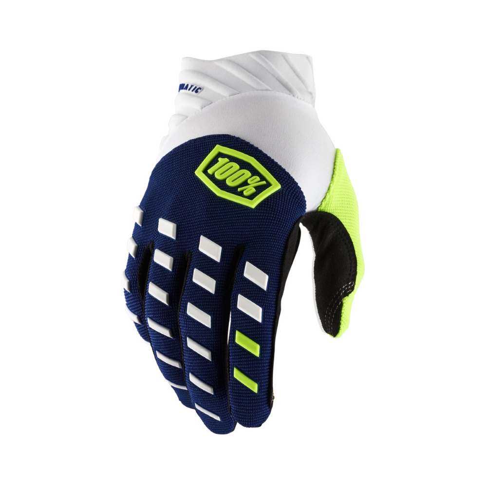 Motokrosové rukavice 100% Airmatic modrá/bílá  modrá/bílá  M 100%