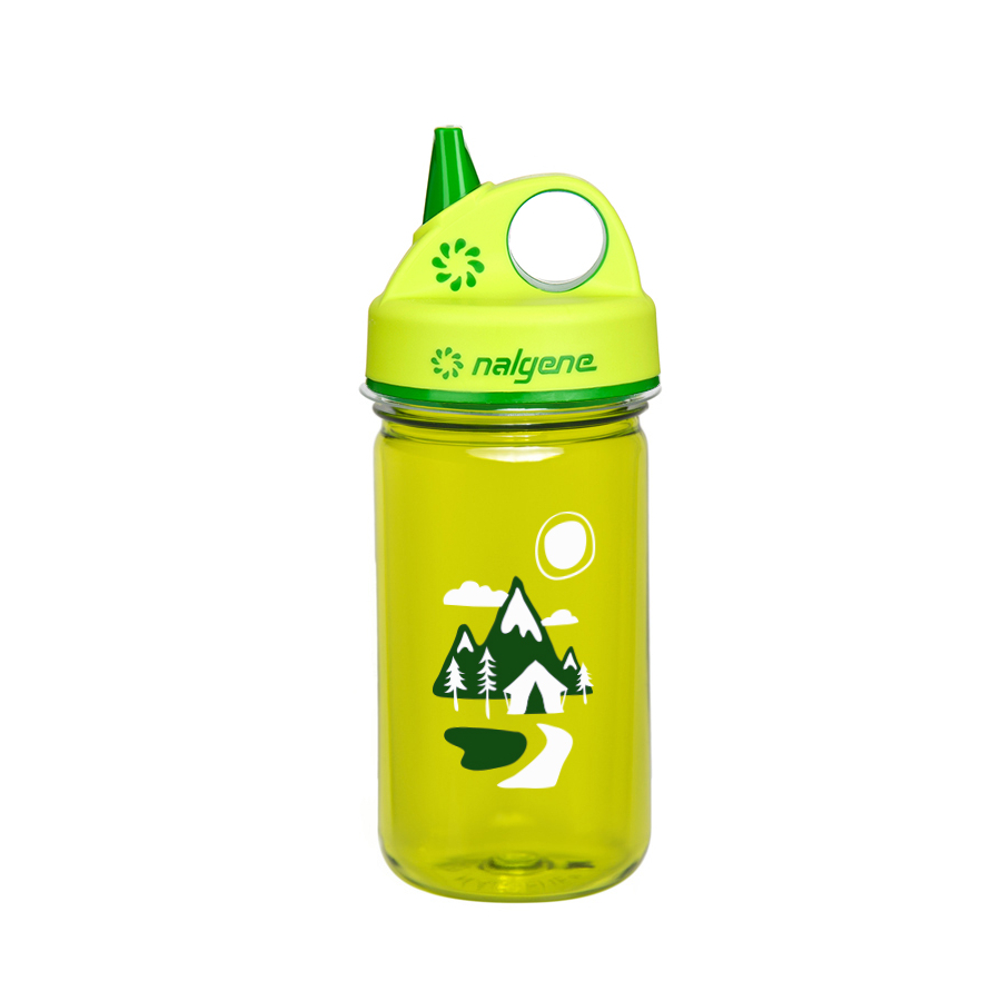 Dětská láhev NALGENE Grip'n Gulp 350 ml 2023  Green Trail Nalgene