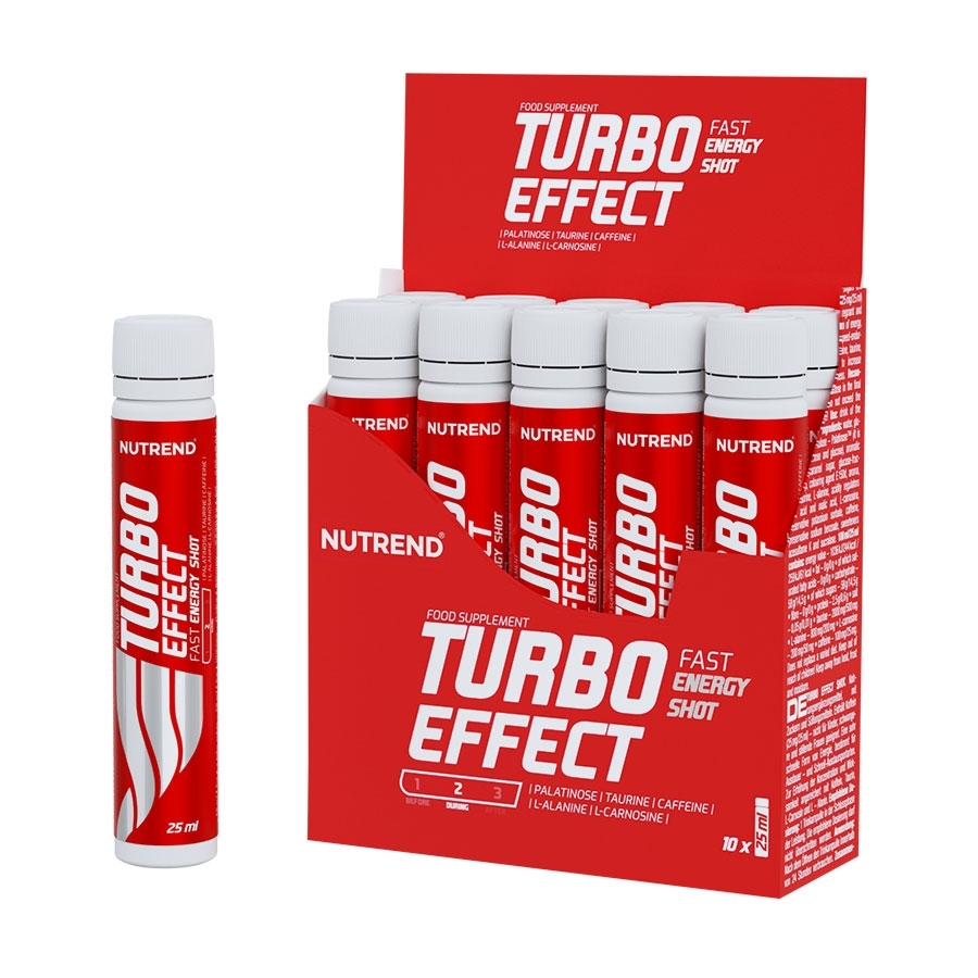 Energetický shot Nutrend Turbo Effect Shot 10x25 ml Nutrend
