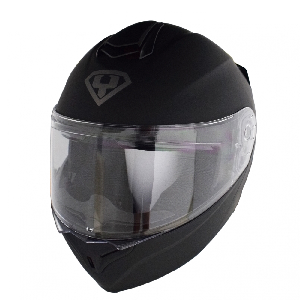 Moto helma Yohe 938 Double Visor  matně černá  XS (53-54) Yohe