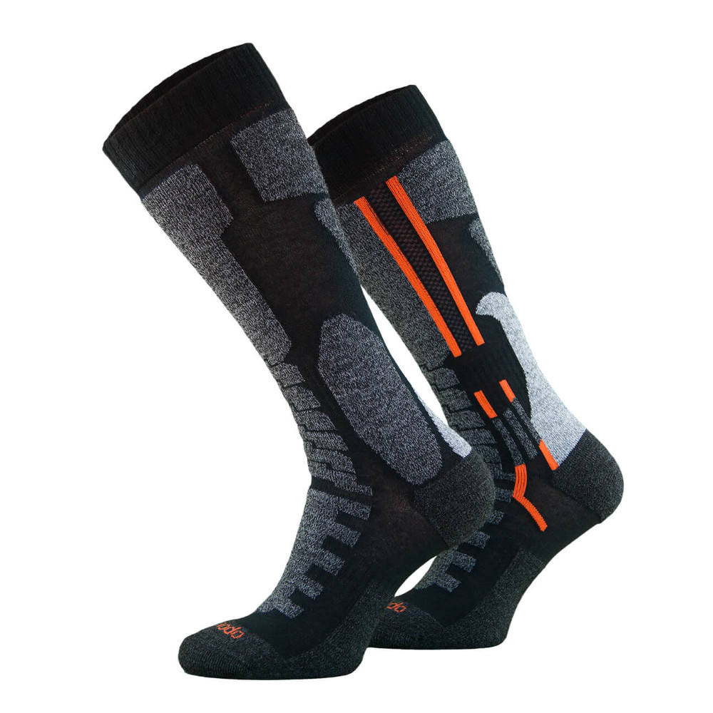Motorkářské ponožky Comodo MTB1  Black Orange  35-38 Comodo