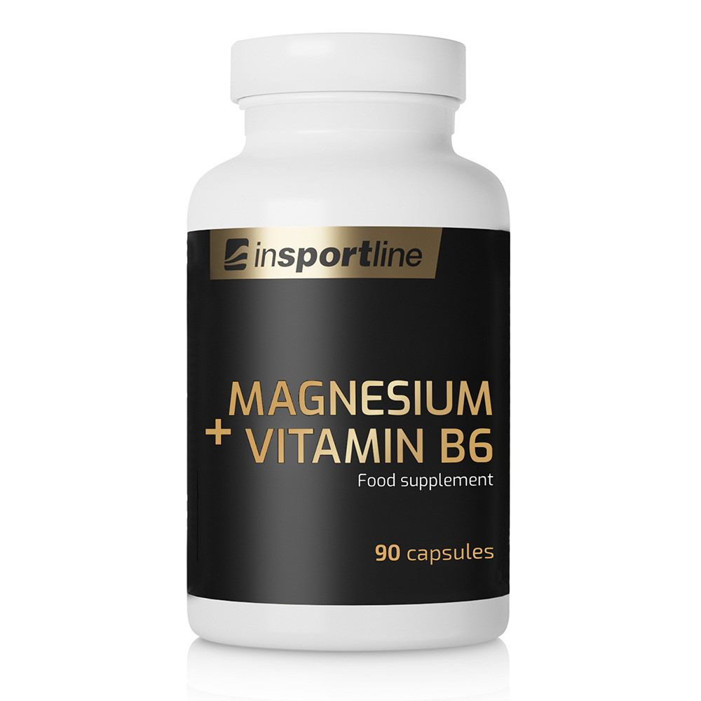 Doplněk stravy v kapslích inSPORTline Magnesium+Vitamin B6