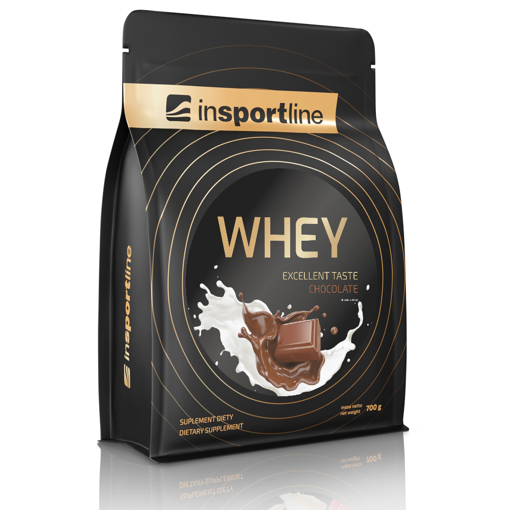 Doplněk stravy inSPORTline WHEY Protein příchuť čokoláda 700g Insportline