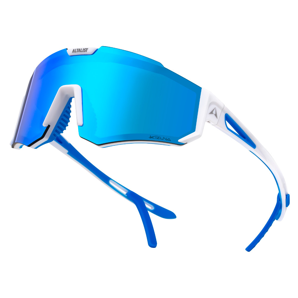Juniorské sluneční brýle Altalist Kizuna JR  bílo-modrá s modrými skly Altalist