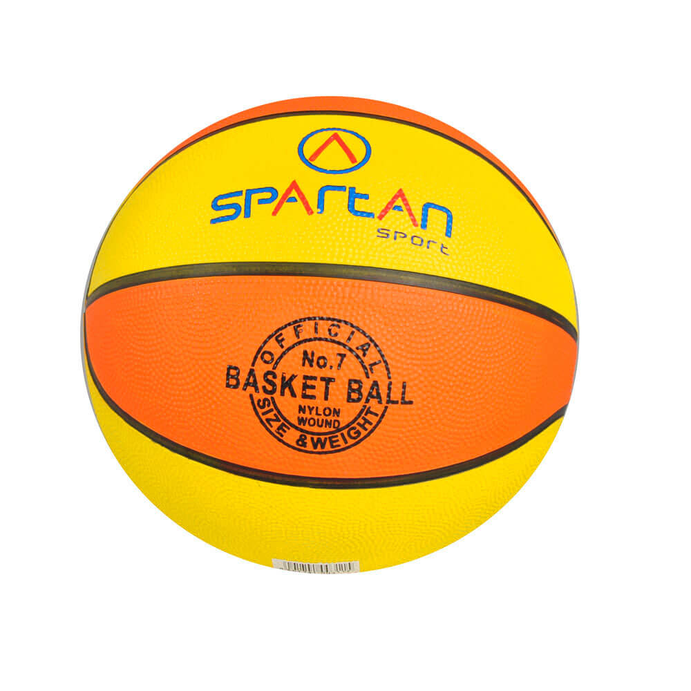 Basketbalový míč SPARTAN Florida vel. 5 oranžovo-žlutý Spartan