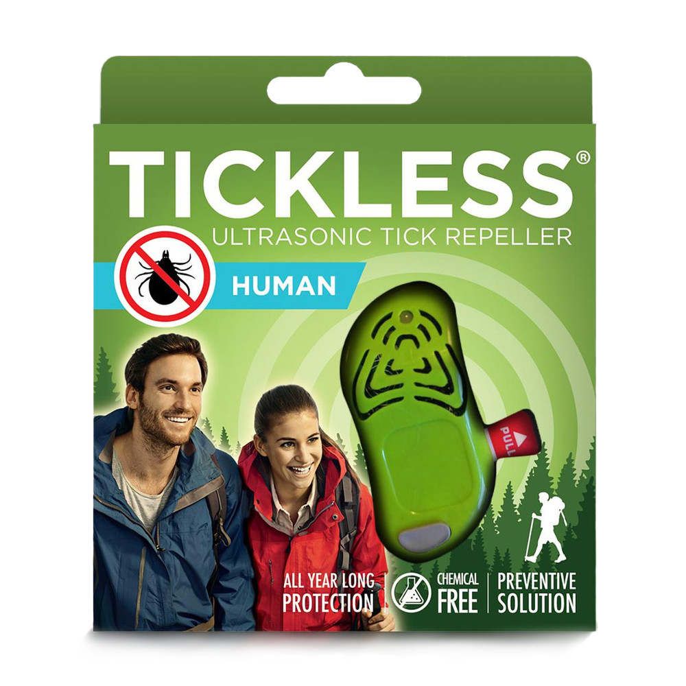 Ultrazvukový repelent proti klíšťatům Tickless Human  Green Tickless